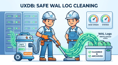 如何安全清理UXDB WAL日志？